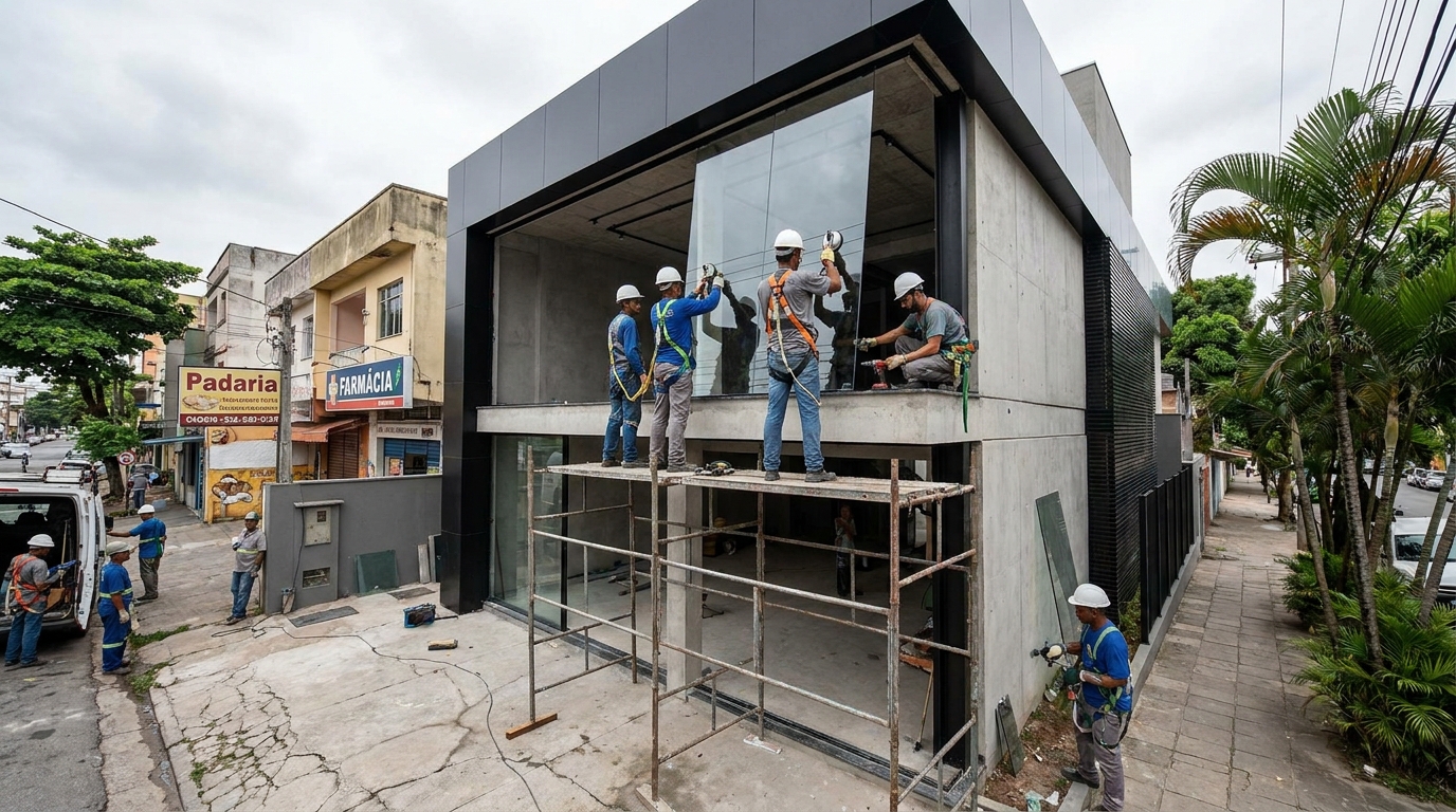 Fachadas para Lojas e Empresas em Recife‑PE