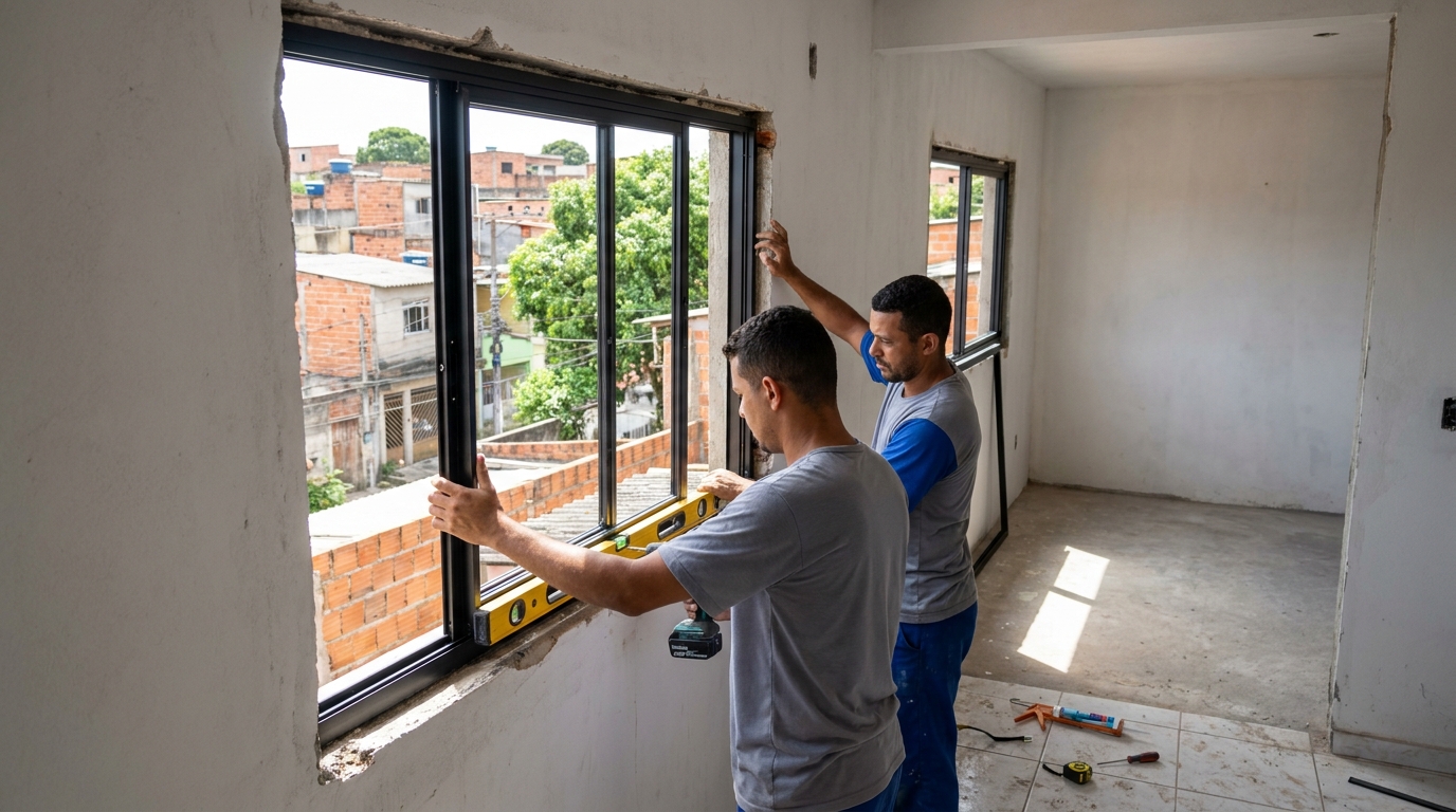 Produção de Portas e Janelas em Recife‑PE